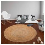 AASAAN DECOR Hand-Woven Jute Rug - 5