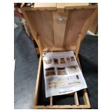 Beechwood Tabletop Easel for Painting, Portable Adjustable Sketchbox Art Easel Stand with Detachable Strap for Beginners and Art Lovers