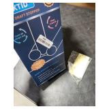 MAXTID Large Door Draft Stopper for Bottom of Doors 36in Under Door Sweep Noise Blocker Black Gap Stoppers Adjustable Doors Seal Sweep Guard Draft, Window Breeze Stoppers, Home Essentials Gadgets