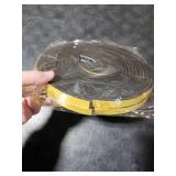 Kikerike Self Adhesive Foam Tape Weatherstrip 1/2In x 1/4In x 42Ft High Density Foam Insulation Strips Seal Weather Stripping with Strong Adhesive for Door and Window Sound Isolation Soundproofing