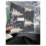 PANDICORN Christmas Pillow Covers 18x18 Set of 2, Black Christmas Decor Throw Pillow Cases, Outdoor Modern Farmhouse Xmas Decorations Winter Holiday Decorative Cushion Cases for Sofa Couch Porch