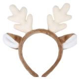 CHEU Christmas antler reindeer headband (camel)