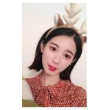 CHEU Christmas antler reindeer headband (camel)