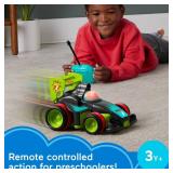 Fisher-Price Preschool Toy Remote Controlled Car My Easy RC with 2 Speeds for Kids Ages 3+ Years