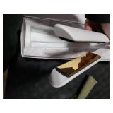 Kristin Ess 3-in-One Professional Titanium Hair Straightener Curler 2 in 1 + Beach Waver Combo for Women with Curly, Frizzy + Thick Hair - 1 1/4 Inch Dual Voltage Flat Iron + Travel Cap - 440 Degree