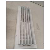 TruAire 18 in. x 6 in. 2-Way Wall/Ceiling Register, White