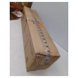 Hukoro 36-in 4 Light Matte Black Industrial Bathroom Vanity Light