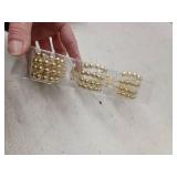 Utopia Alley Shower Hooks Double Shower Curtain Rings for Bathroom Rust Proof Shower Curtain Hooks for Shower Curtain or Liner, Set of 12, Gold