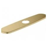 GROHE 10 in. Metal Escutcheon in Brushed Cool Sunrise