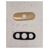 GROHE 10 in. Metal Escutcheon in Brushed Cool Sunrise