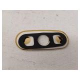 GROHE 10 in. Metal Escutcheon in Brushed Cool Sunrise