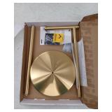 KES Bathroom Freestanding Toilet Paper Holder 26 in. H Tissue Roll Holder Floor Stand in Brushed Gold