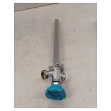 SharkBite 1/2 in. Push-to-Connect x 3/4 in. MHT x 8 in. Brass Anti-Siphon Frost Free Sillcock Valve