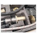 Double handle 8 in. Widespread Bathroom Faucet 3-Hole Bathroom Sink Faucet in Brushed Gold