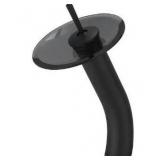 HOMEMYSTIQUE Single Handle Waterfall Vessel Sink Faucet in Matte Black