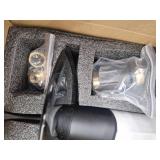 HOMEMYSTIQUE Single Handle Waterfall Vessel Sink Faucet in Matte Black