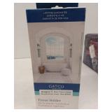 Gatco 5052 Designer II Euro Toilet Paper Holder  Brushed Brass