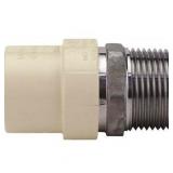 Apollo CPVCMA1 1 in. x 1 in. CPVC CTS Slip Stainless Steel MPT Adapter