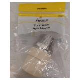 Apollo CPVCMA1 1 in. x 1 in. CPVC CTS Slip Stainless Steel MPT Adapter