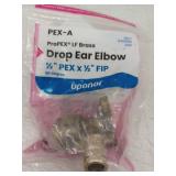 ProPEX 1/2 in. PEX-A Expansion Barb x 1/2 in. FIP Lead-Free Brass 90-Degree Drop Ear Elbow