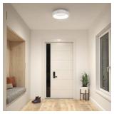 Artika Aiden Modern Flush Mount Ceiling Light Fixture  White