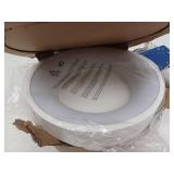 Artika Aiden Modern Flush Mount Ceiling Light Fixture  White