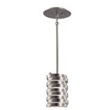 43304NI-Kichler Lighting-Roswell - 1 Light Mini-Pendant - 5.25 inches wide-Brushed Nickel Finish -Traditional Installation
