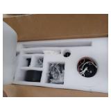 Black 42-inch Modern Black Ceiling Fan with Light