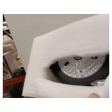 Black 42-inch Modern Black Ceiling Fan with Light