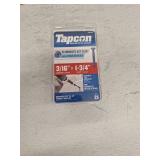 Tapcon 5033613 1.75 in. Star Flat Head Concrete Screws  Pack of 25, Lot of 6
