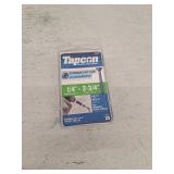 Tapcon 5033669 2.75 in. Star Flat Head Concrete Screws  Pack of 25, Lot of 6