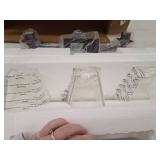 Industrial 22 in. 3-Light Oil Rubbed Bronze Vanity Light Over Mirror with Clear Glass Shade