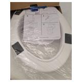 Carex Raised Toilet Seat Elevator with Easy Installation  Adds 3.5 in Height  White  300 lb Limit