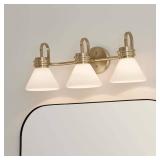 Farum 3-Light Bathroom Vanity Light in Champagne Bronze