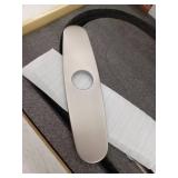 Flynama 1.8 GPM Single Handle Deck Mount Standard Kitchen Faucet with Deck Plate in Brushed Nickel