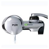 PUR Filtration PLUS Faucet Horizontal Mount Water Filtration System Chrome PFM400H: Best Sink Filter, Lead & Mercury Removal, Easy Install