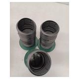 Pop-Up Drainage Emitter with Flexible Elbow for 4 in. Drain Pipes (3-Pack)