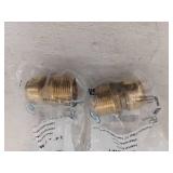 SharkBite Push to Connect 3/4 in. Push x 1 in. Dia. Male Brass Adapter, 2 Pack