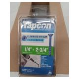 Tapcon 5033669 2.75 in. Star Flat Head Concrete Screws, 6 Packs