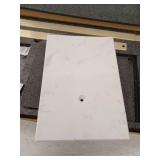 BWE Freestanding Toilet Paper Holder With Natural Marble Base in Brushed Gold