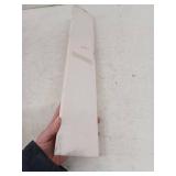 21.13 in. W x 0.75 in. D x 3.5 in. H Stone Effects Cultured Marble Side splash in Toscana