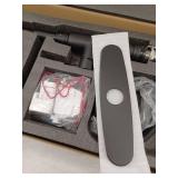 Magic Home Touchless Single Handle Pull Out Sprayer Kitchen Faucet with Deckplate Included in Matte Black- Retail: $238