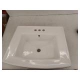 Kohler K-2358-4 Archer 24  Pedestal Bathroom Sink, White, (Sink Only)