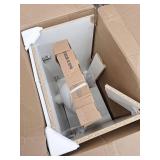 Project Source Jax 24-in True White Single Sink Bathroom Vanity with White Cultured Marble Top