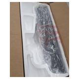 YUHAO 48 in. LED Indoor Matte Black Ceiling Fan with Integrated Light Kit and Remote Control