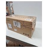 YUHAO 48 in. LED Indoor Matte Black Ceiling Fan with Integrated Light Kit and Remote Control