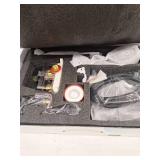 HOMEMYSTIQUE Single Handle 8-Spray Round Shower Faucet 2.5 Gpm with Adjustable Flow Rate in Matte Black- Retail: $190