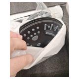 HOMEMYSTIQUE Single Handle 8-Spray Round Shower Faucet 2.5 Gpm with Adjustable Flow Rate in Matte Black- Retail: $190