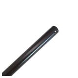 12 In Matte Black Ceiling Fan Extension Downrod For 10 Ft Ceilings