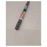 12 In Matte Black Ceiling Fan Extension Downrod For 10 Ft Ceilings